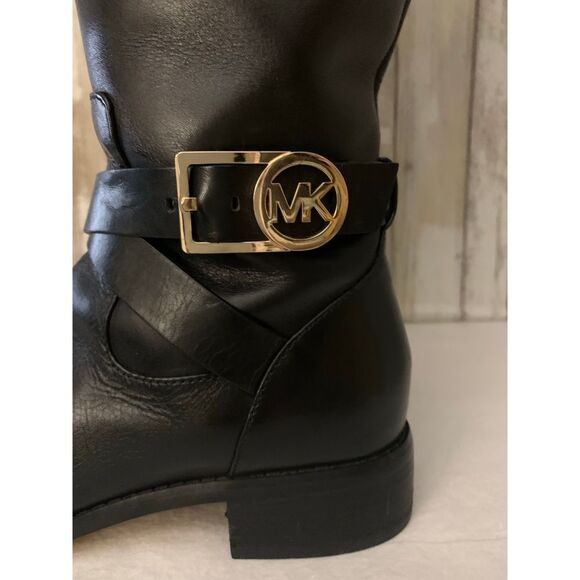 Michael Michael Kors Bryce Black Knee High Boot Size 6M - Picture 6 of 16